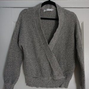 Womens Small Astr Cross Front Sweater